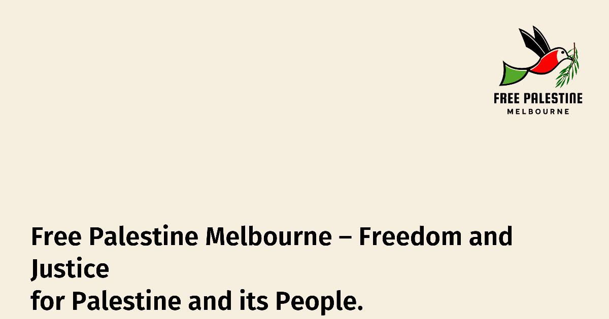 freepalestinevic website preview