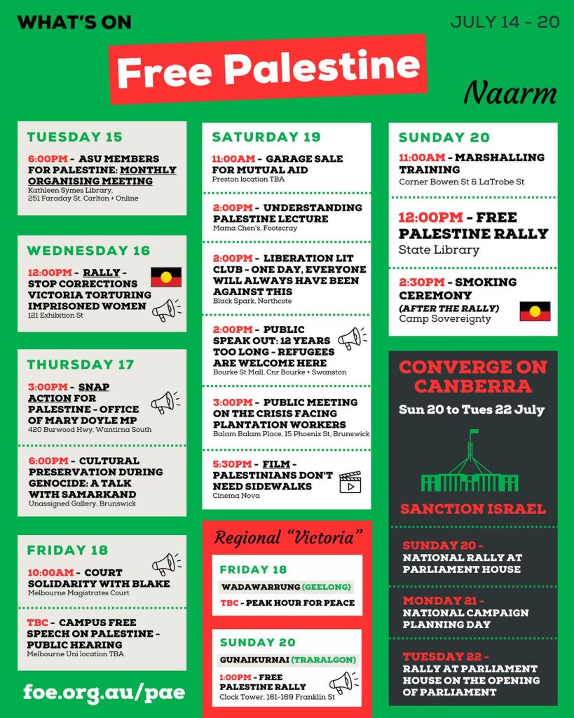 What's on July 14-20 2025